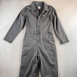 Lee Workwear Coveralls Mens Size M Gray 27" Inseam